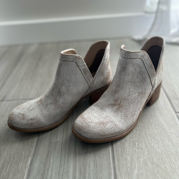 Diba True Vintage leather Work Nerd ankle booties size 8 - Picture 4 of 13